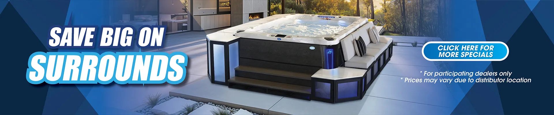 Calspas hot tub being used in a family setting - Odessa