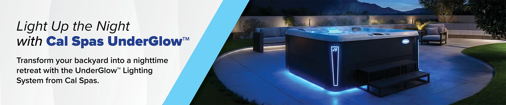 Calspas hot tub being used in a family setting - Odessa